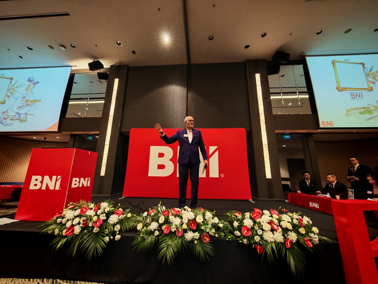 Michael Bühren auf einer BNI Bühne